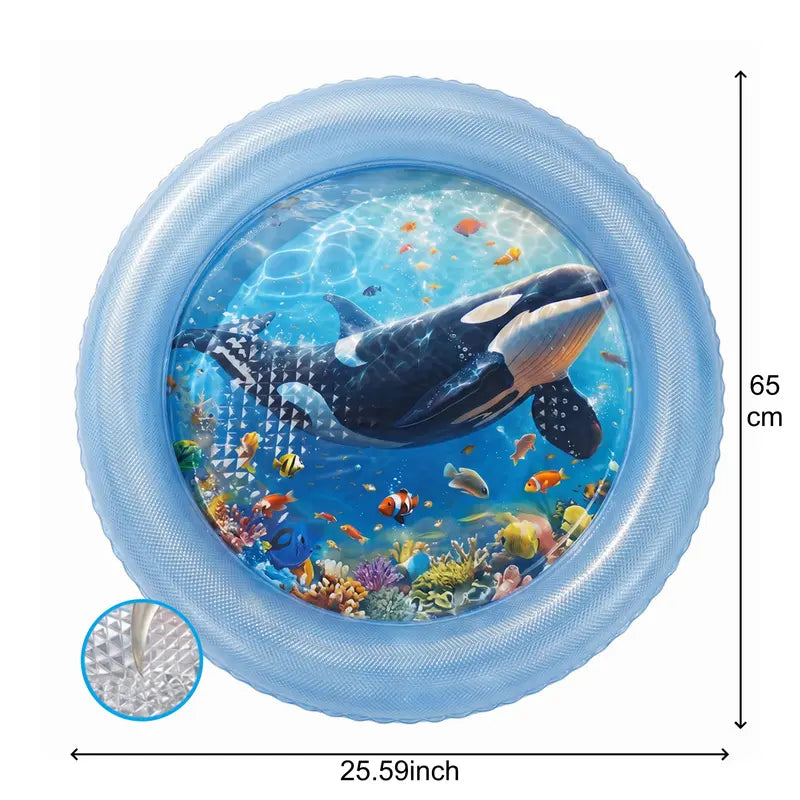 Thickened Anti-Scratch Leakproof Water Mat for Indoor Cats - Durable Interactive Toy, Christmas Gift, Pet Cooling Mat, Pet Supplies, Cat Accessories