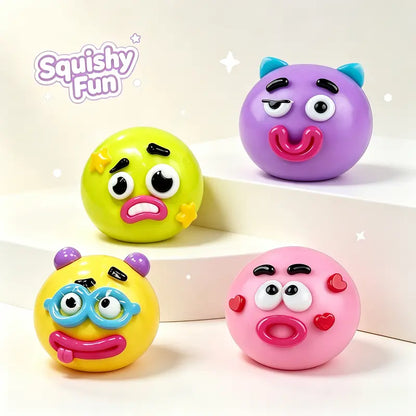 NEW Smushers Squishy - Curiosities Smushers Dog Face Swap Squishy Soft Moldable Cute Slow Rise Relaxing