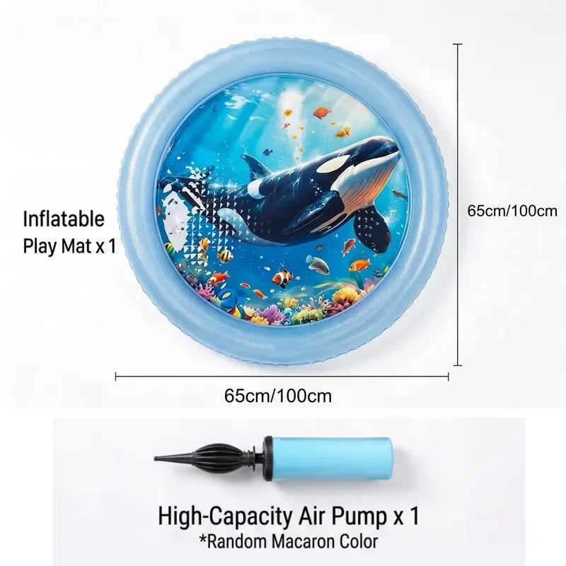 Thickened Anti-Scratch Leakproof Water Mat for Indoor Cats - Durable Interactive Toy, Christmas Gift, Pet Cooling Mat, Pet Supplies, Cat Accessories